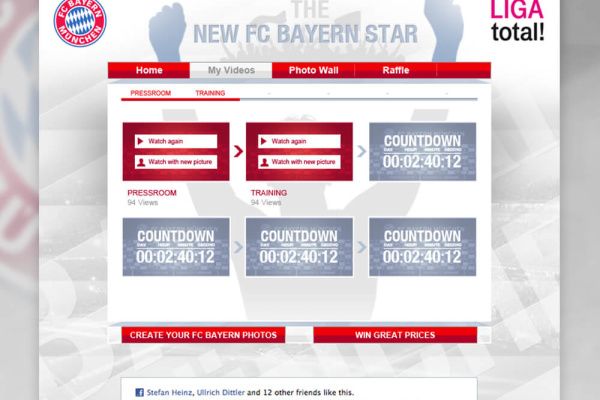 FC Bayern App Facebook